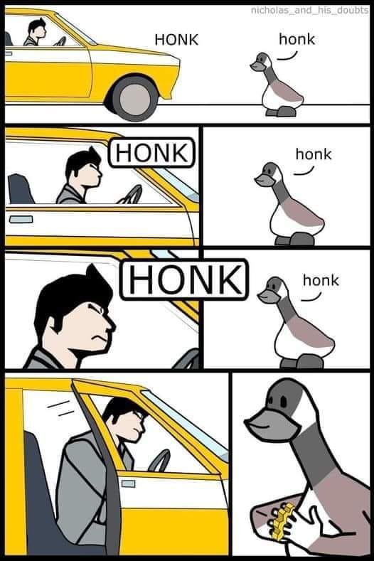 Meme Honk honk Honk honk HONK honk